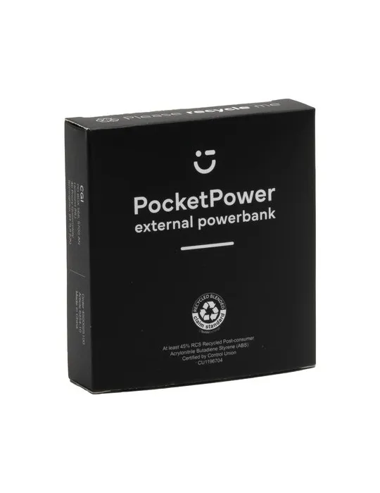 PocketPower 5000 RCS Recycled Powerbank impression haute définition