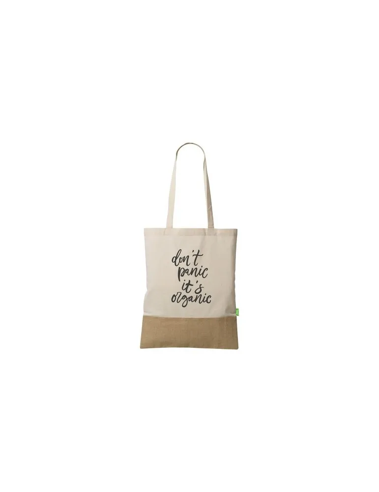 Combi Organic Shopper (160 g/m²) sac shopping marquage laser ultra précis