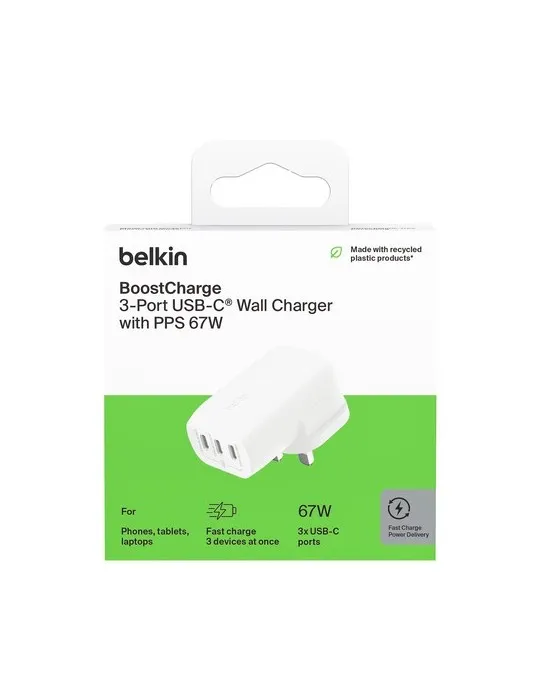 Belkin BoostCharge 3-Port Wall Charger EU