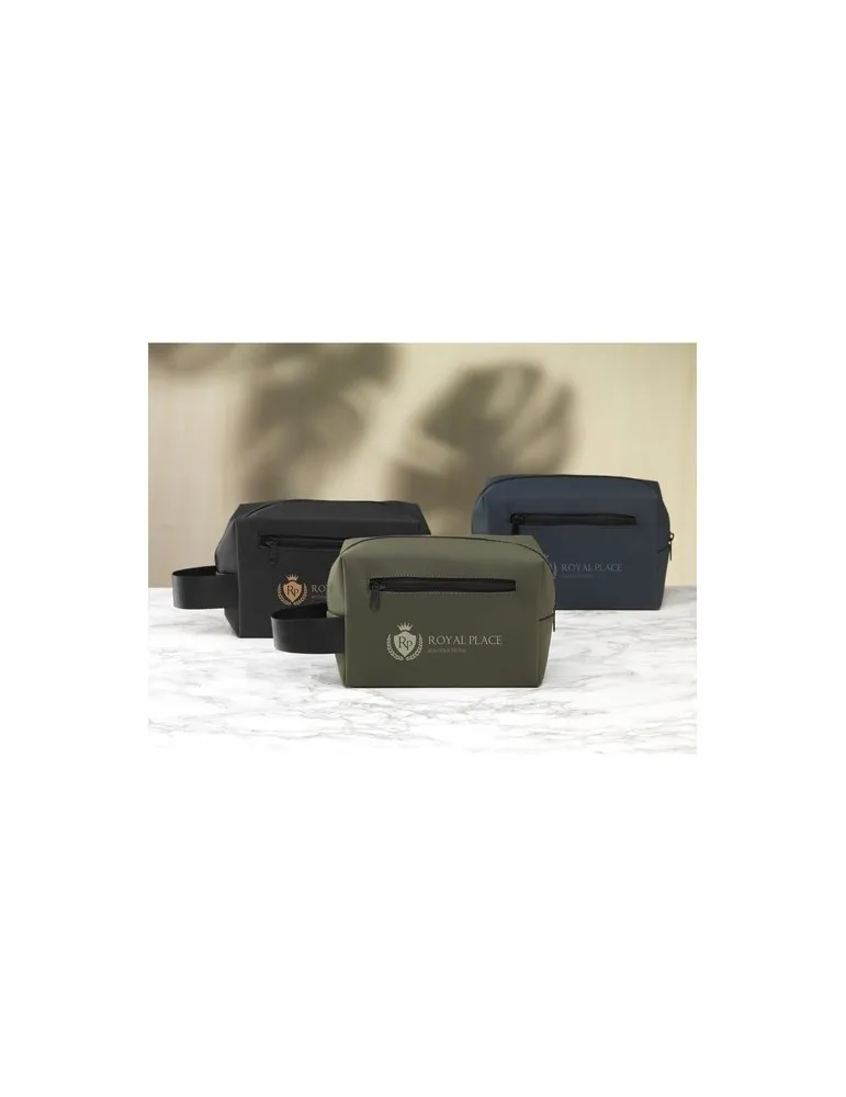 Lennon RCS Recycled Toiletry Bag objet publicitaire robuste