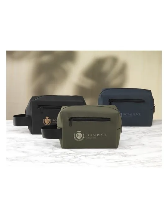 Lennon RCS Recycled Toiletry Bag objet publicitaire robuste