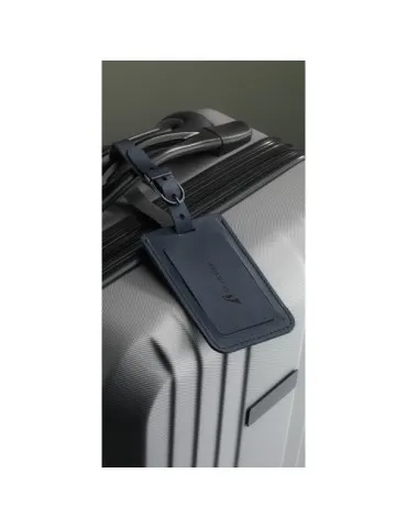 Recycled Leather Luggage Tag 'étiquette de bagage