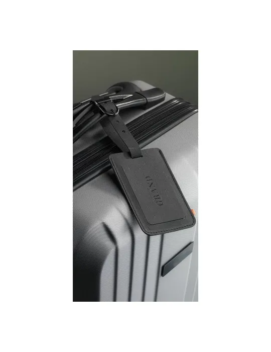 Recycled Leather Luggage Tag 'étiquette de bagage