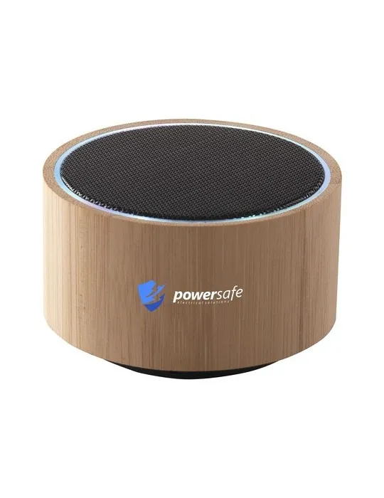 Wave Bamboo Wireless Speaker personnalisable avec votre logo