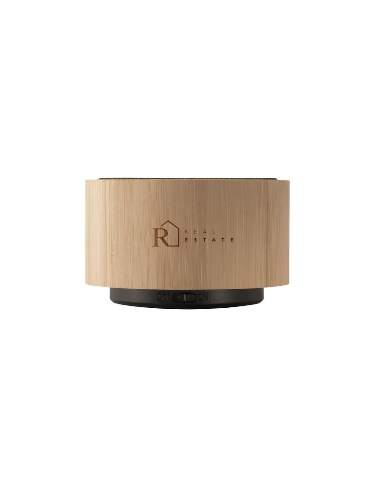 Wave Bamboo Wireless Speaker cadeau collaborateur premium