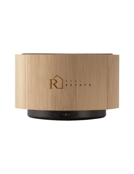 Wave Bamboo Wireless Speaker cadeau collaborateur premium