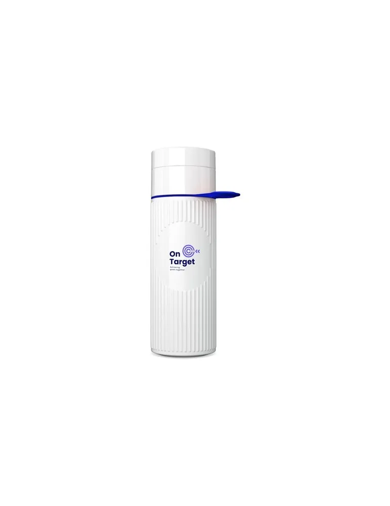 Join The Pipe Atlantis Ring Bottle White 500 ml objet publicitaire robuste