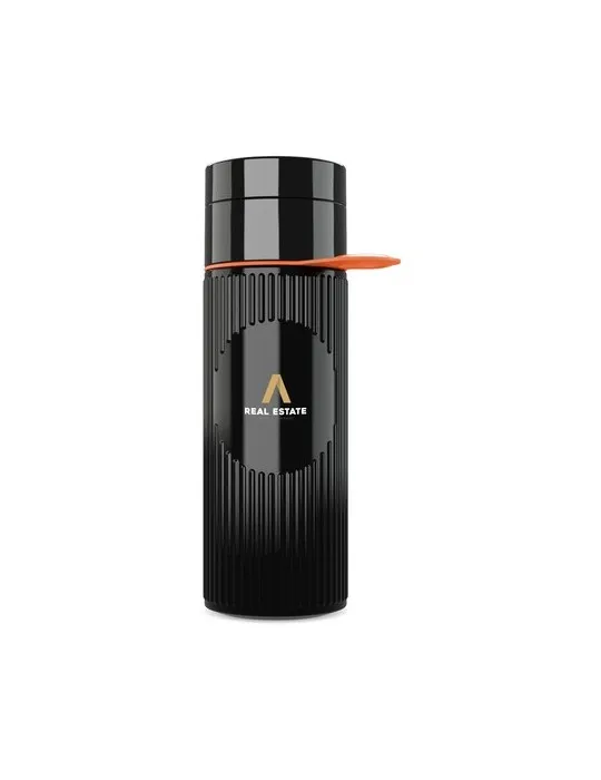 Join The Pipe Atlantis Ring Bottle Black 500 ml personnalisable avec votre logo