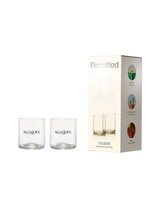 Rebottled® Short Tumbler 2-pack verres