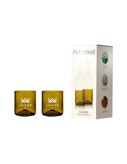 Rebottled® Short Tumbler 2-pack verres