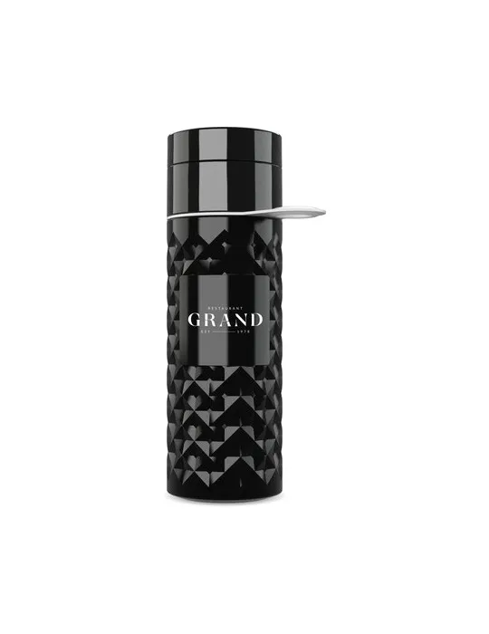 Join The Pipe Nairobi Ring Bottle Black 500ml bouteille impression logo haute qualité