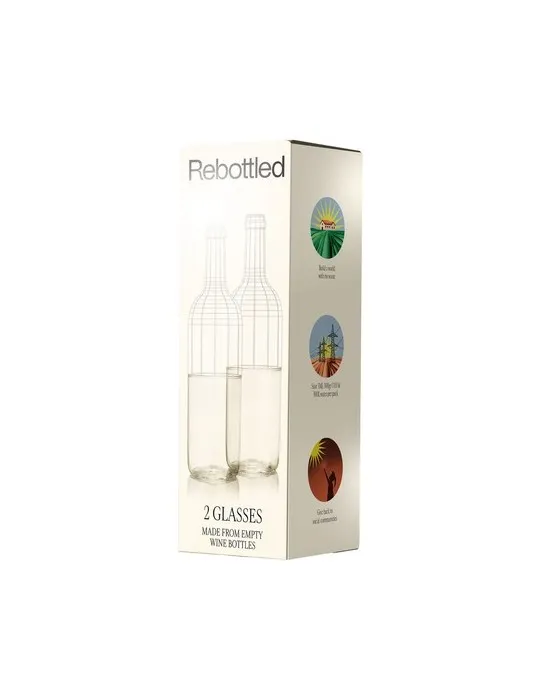 Rebottled® Tumbler 2-pack verres