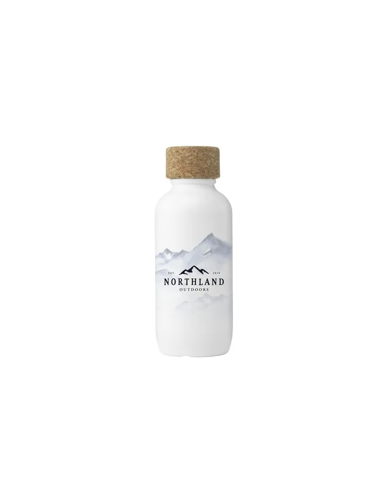 EcoBottle 650 ml d'origine végétale - fabriquée en EU personnalisable avec votre logo