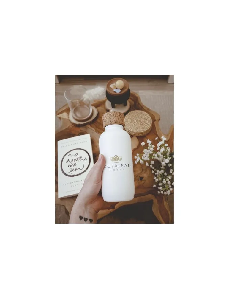 EcoBottle 650 ml d'origine végétale - fabriquée en EU objet promotionnel éco-responsable