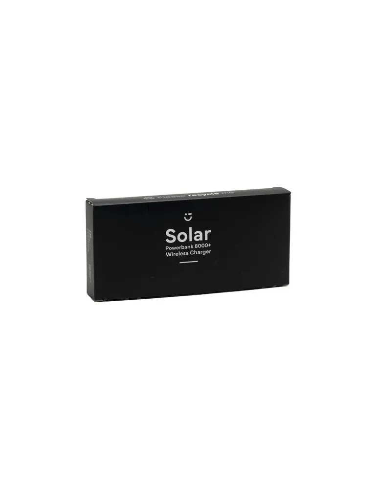 Solar Powerbank 8000+ Wireless Charger chargeur externe