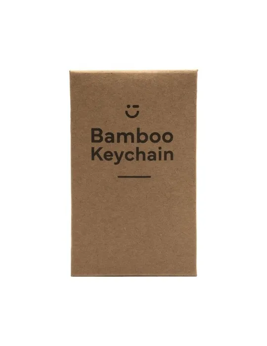 Casa bambus porte-clés personnalisable avec votre logo