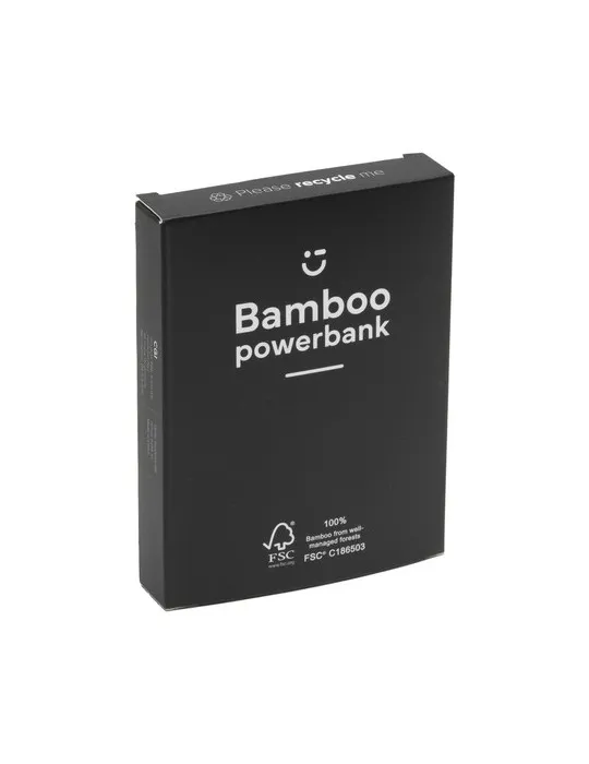 Bamboo 4000 Powerbank chargeur externe impression haute définition