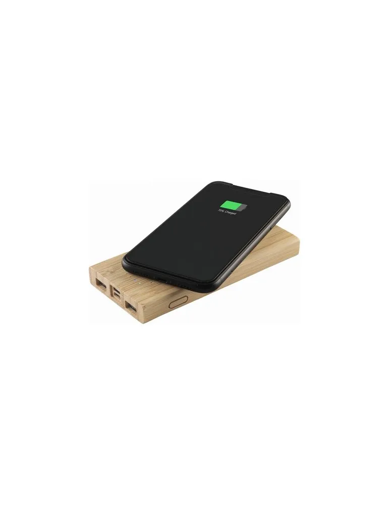 Bamboo 8000 Wireless Powerbank chargeur sans fil