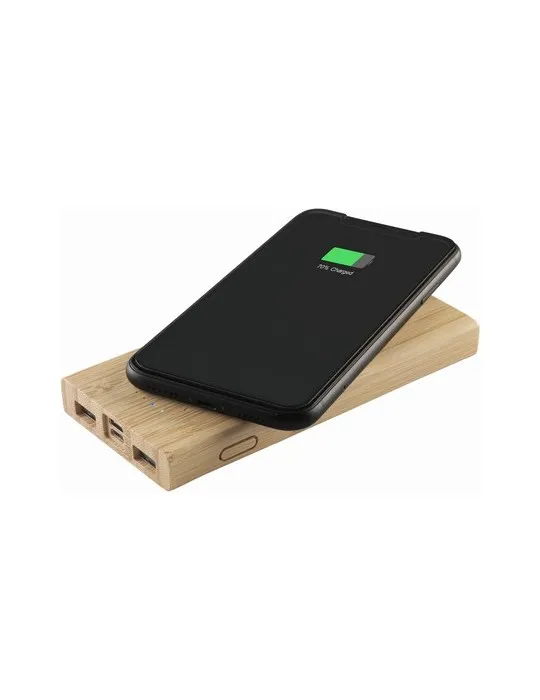 Bamboo 8000 Wireless Powerbank chargeur sans fil