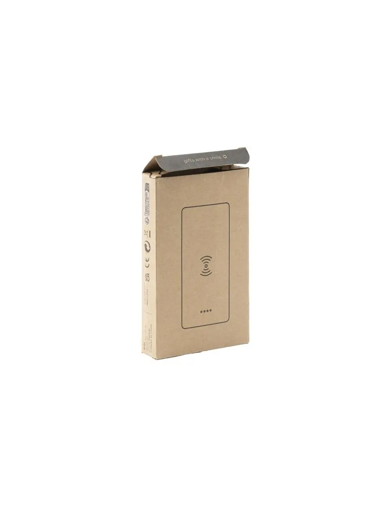 Bamboo 8000 Wireless Powerbank chargeur sans fil goodies publicitaire événementiel