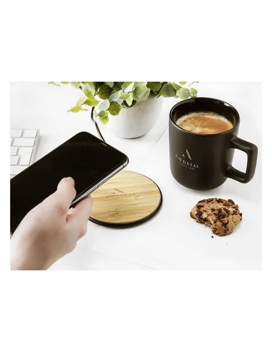 Bamboo 10W Wireless Charger chargeur rapide personnalisation rapide en France