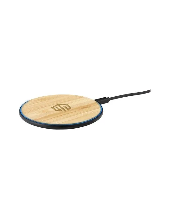 Bamboo 10W Wireless Charger chargeur rapide accessoire événementiel unique