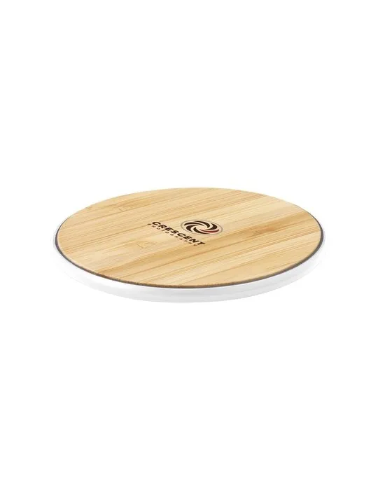 Bamboo 10W Wireless Charger chargeur rapide marquage laser ultra précis