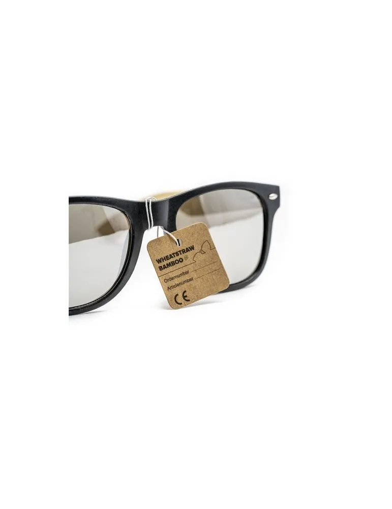 Malibu Eco-Mix lunettes soleil paille de blé personnalisable avec votre logo
