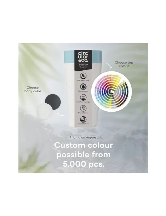 Circular&Co Recycled Coffee Cup 340 ml mug