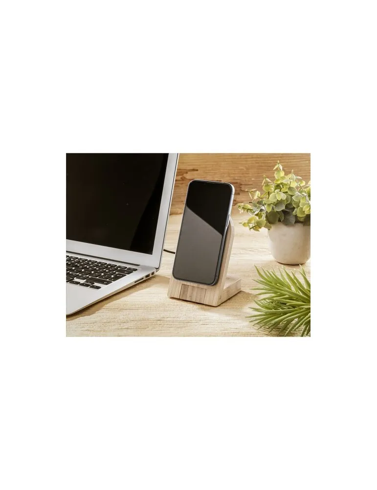 Walter Bamboo Snap Dock chargeur rapide objet promotionnel éco-responsable