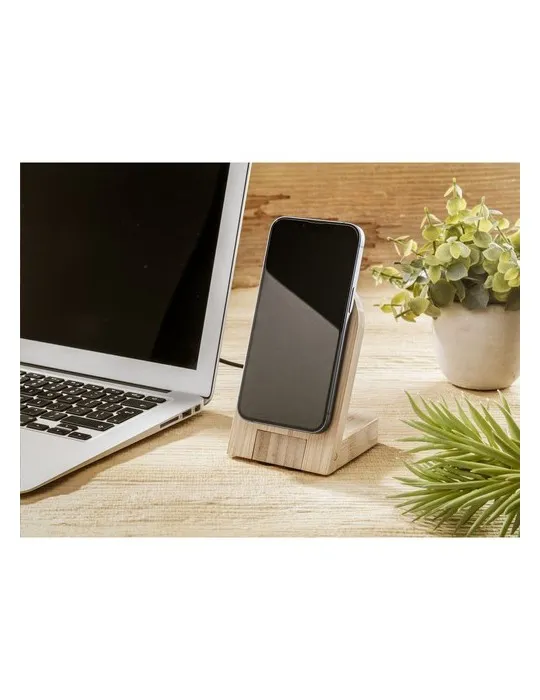 Walter Bamboo Snap Dock chargeur rapide objet promotionnel éco-responsable