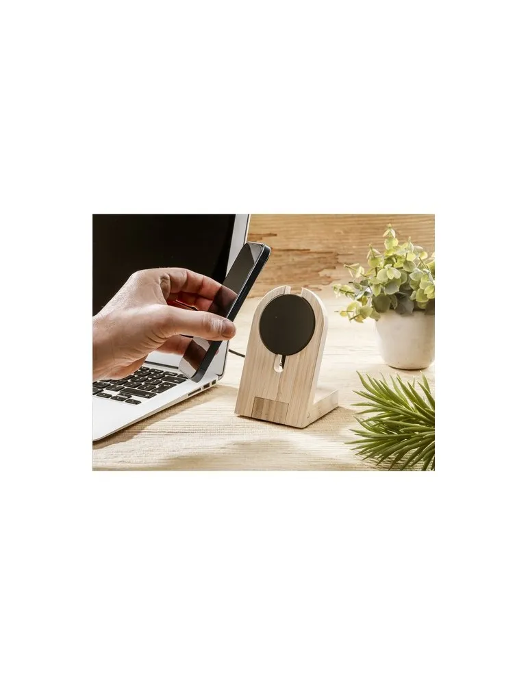 Walter Bamboo Snap Dock chargeur rapide cadeau collaborateur premium