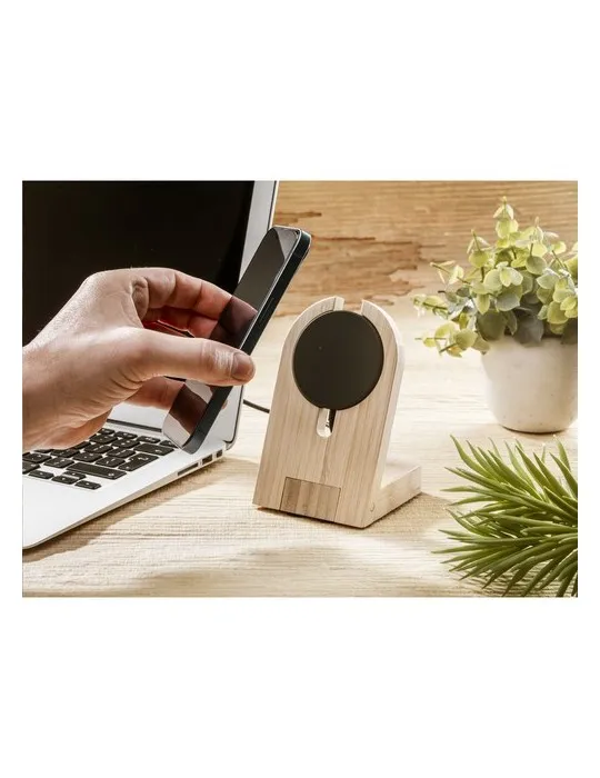 Walter Bamboo Snap Dock chargeur rapide cadeau collaborateur premium