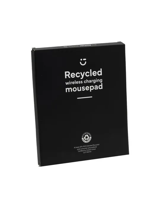 RCS Recycled Wireless Charging Mousepad tapis de