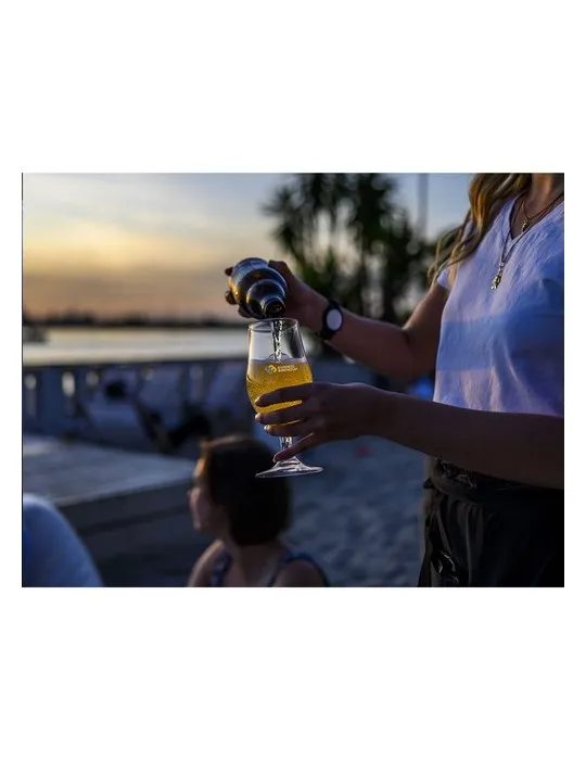 HappyGlass Mister Gustav Verre de bière Tritan 500 ml personnalisable avec votre logo