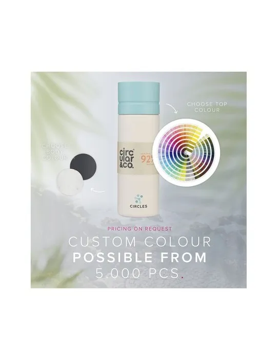 Circular&Co Reusable Bottle 600 ml bouteille marquage couleur éclatante