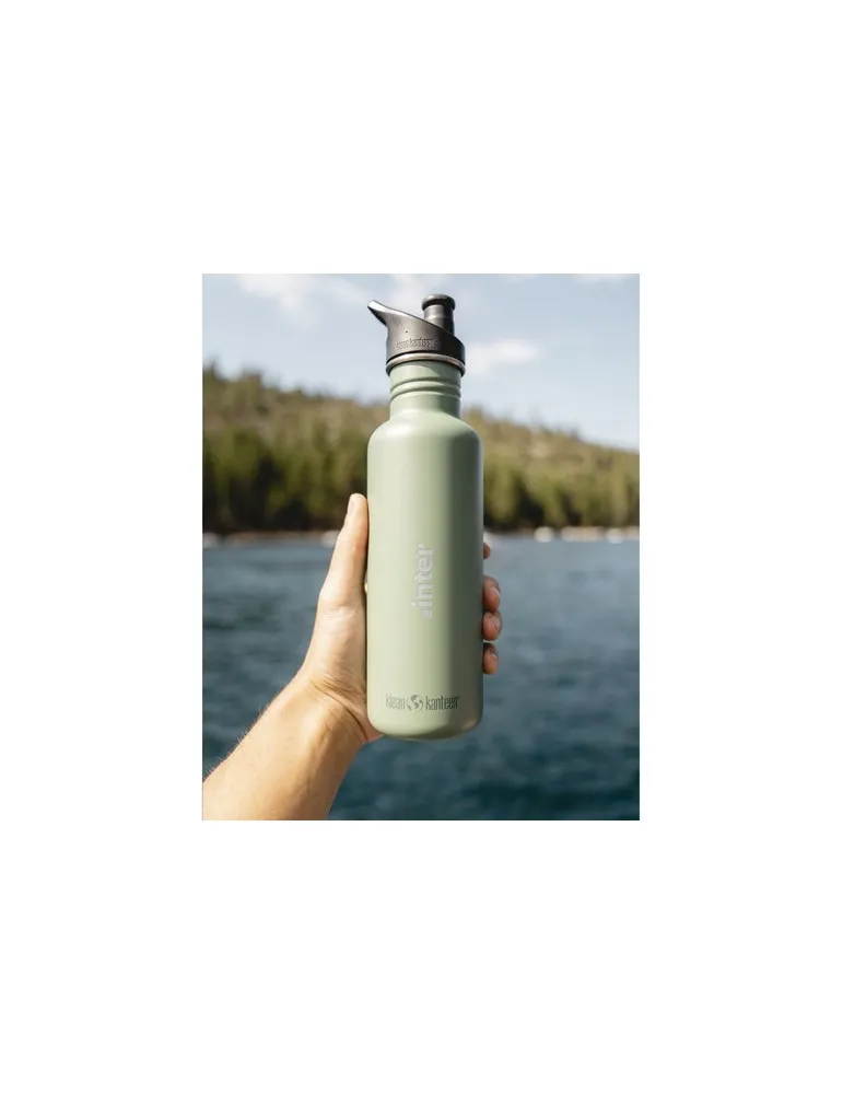Klean Kanteen Classic Recycled Water Bottle 800 ml marquage laser ultra précis