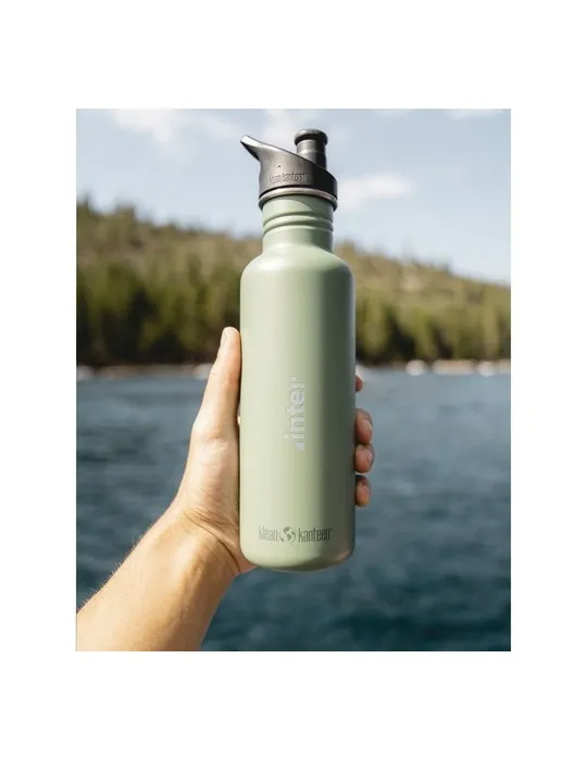 Klean Kanteen Classic Recycled Water Bottle 800 ml marquage laser ultra précis