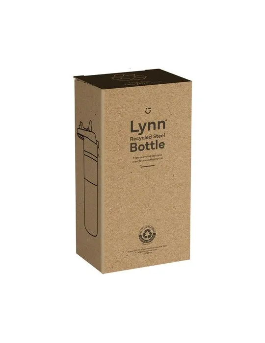 Lynn RCS Recycled Steel Bottle 500 ml bouteille thermos impression logo haute qualité