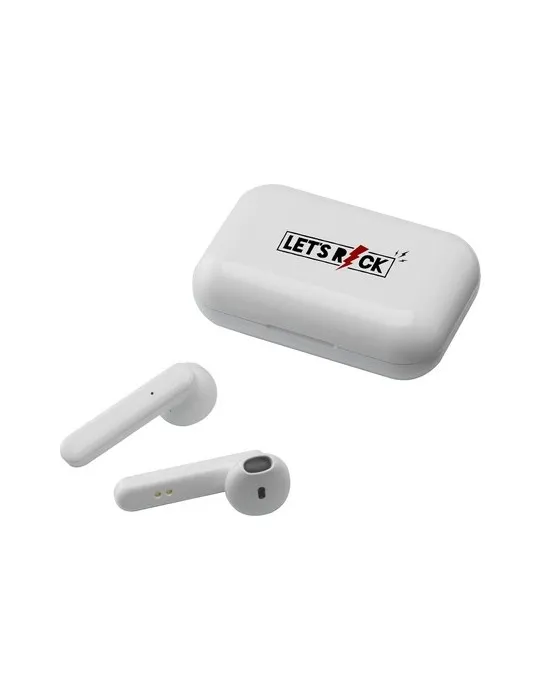 Sensi TWS Écouteurs sans fil dans un étui de charge goodies publicitaire événementiel