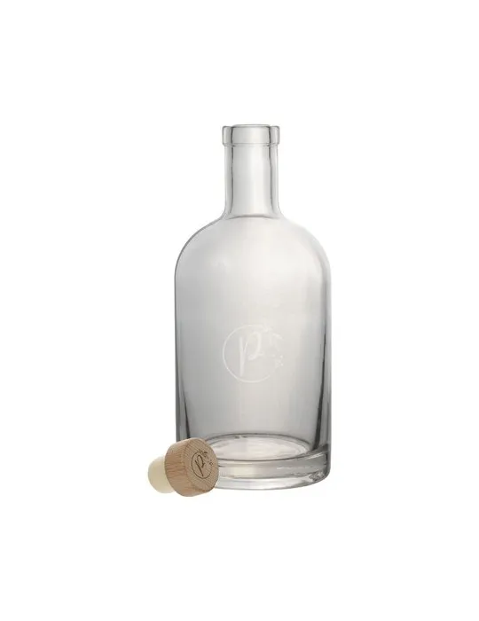 Helsinki Water Bottle Wooden Cork Stopper 700 ml personnalisable avec votre logo
