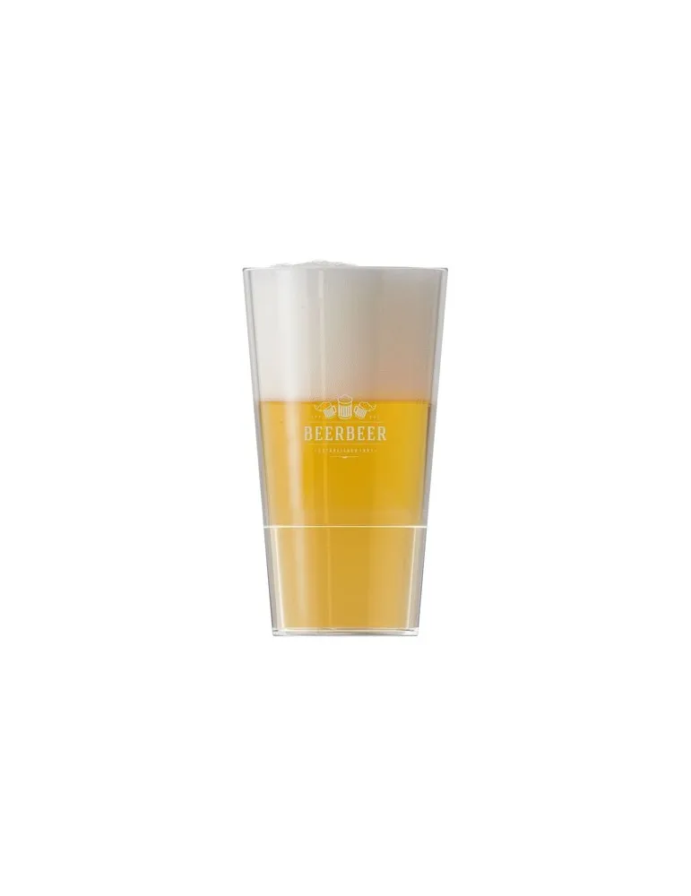 HappyGlass Mister Vincent Verre de bière Tritan 330 ml personnalisable avec votre logo