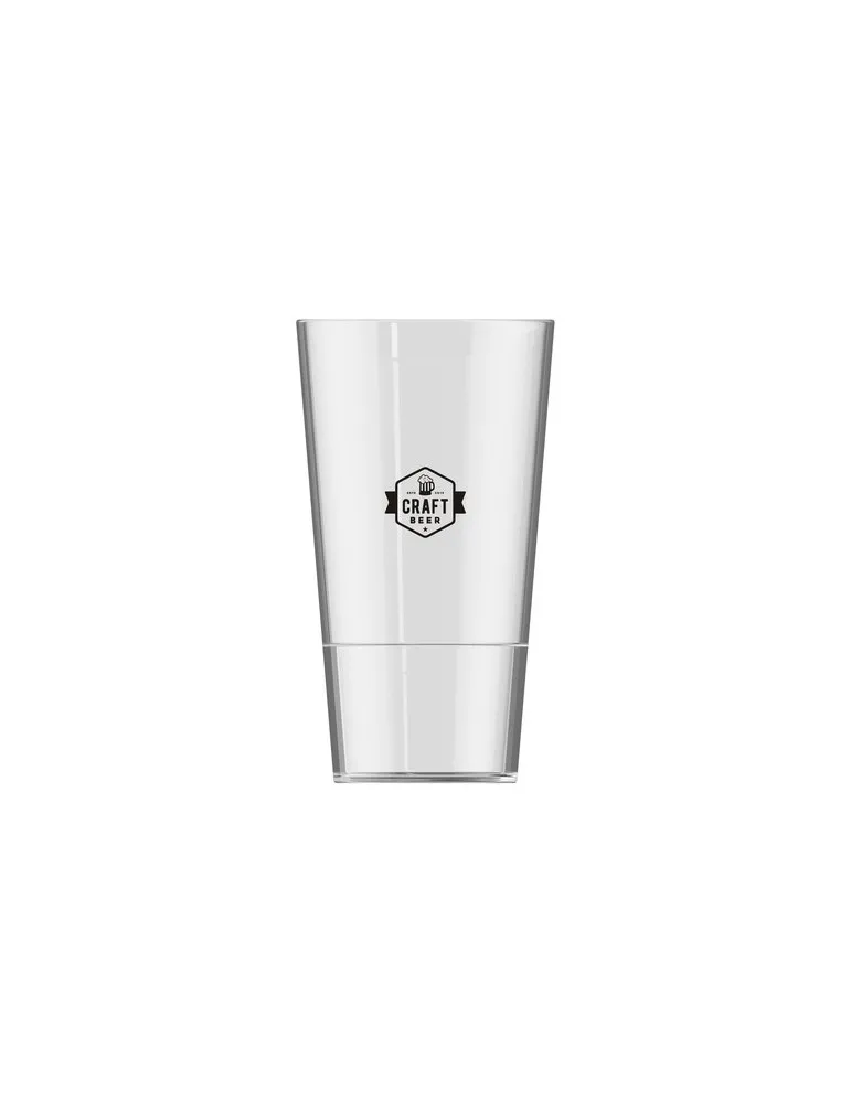 HappyGlass Mister Vincent Verre de bière Tritan 330 ml cadeau entreprise pas cher