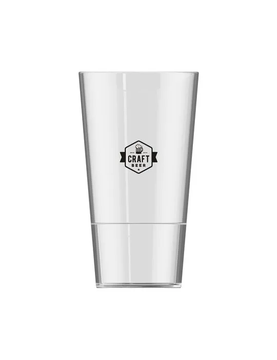 HappyGlass Mister Vincent Verre de bière Tritan 330 ml cadeau entreprise pas cher