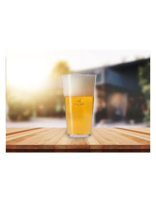 HappyGlass Mister Vincent Verre de bière Tritan 330 ml goodies publicitaire événementiel