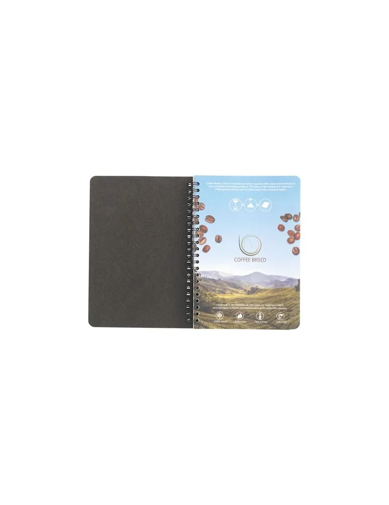 Coffee Notebook Wire-O A5 bloc-notes cadeau entreprise pas cher
