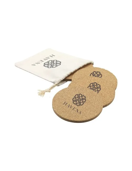 Cork Coaster Set sous-verres impression haute définition