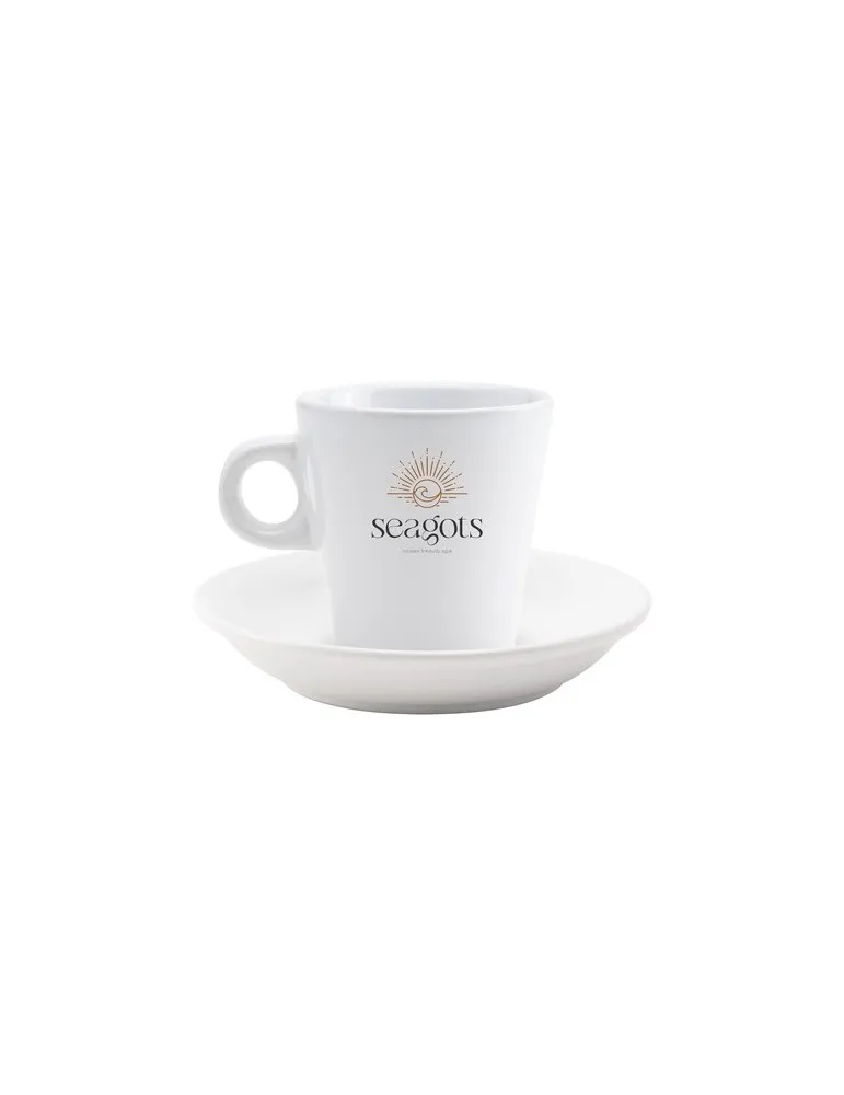 Burano 200 ml mug et sous-tasse cadeau entreprise pas cher