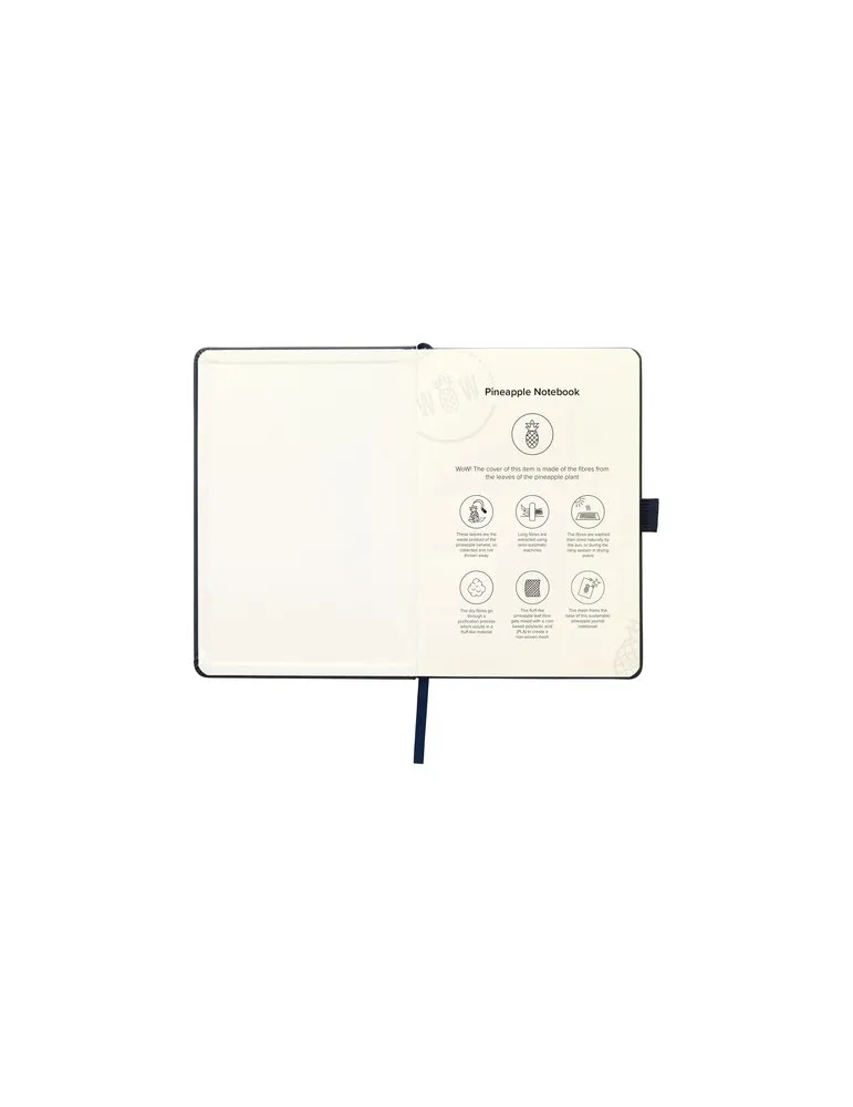 Pineapple Notebook A5  bloc-notes objet promotionnel éco-responsable