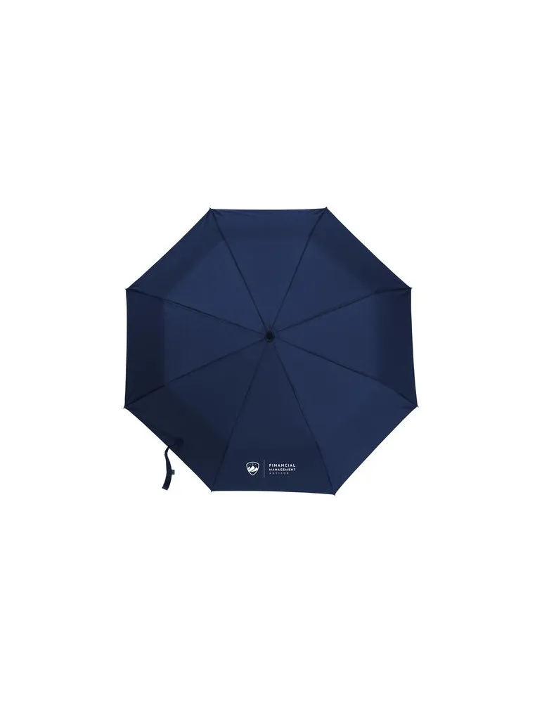 Carabiner RCS RPET parapluie pliable 21 inch cadeau entreprise pas cher